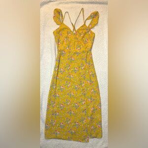 Floral Yellow Dress